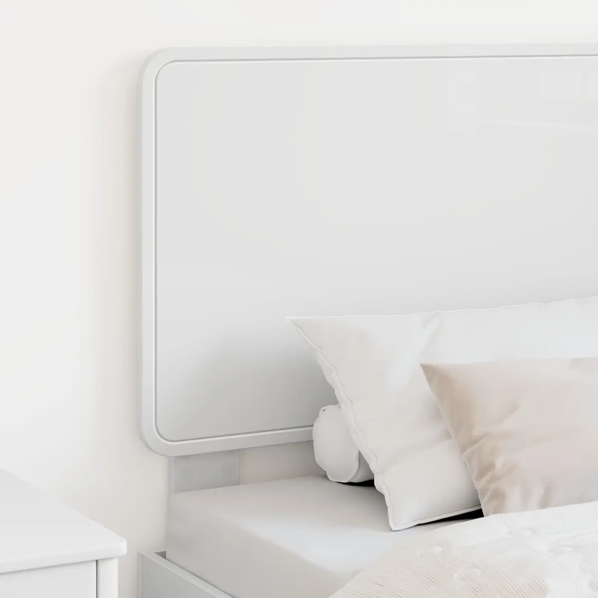 Headboard Engineered Wood Rectangular White