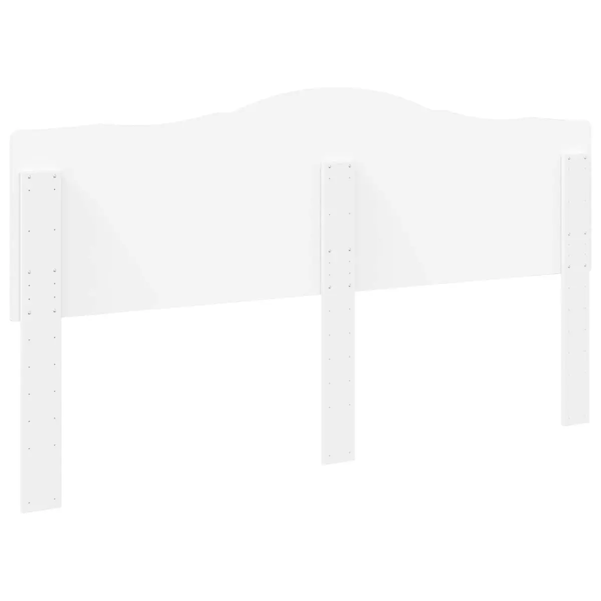 Headboard Engineered Wood Wall Mounted White Minimalist