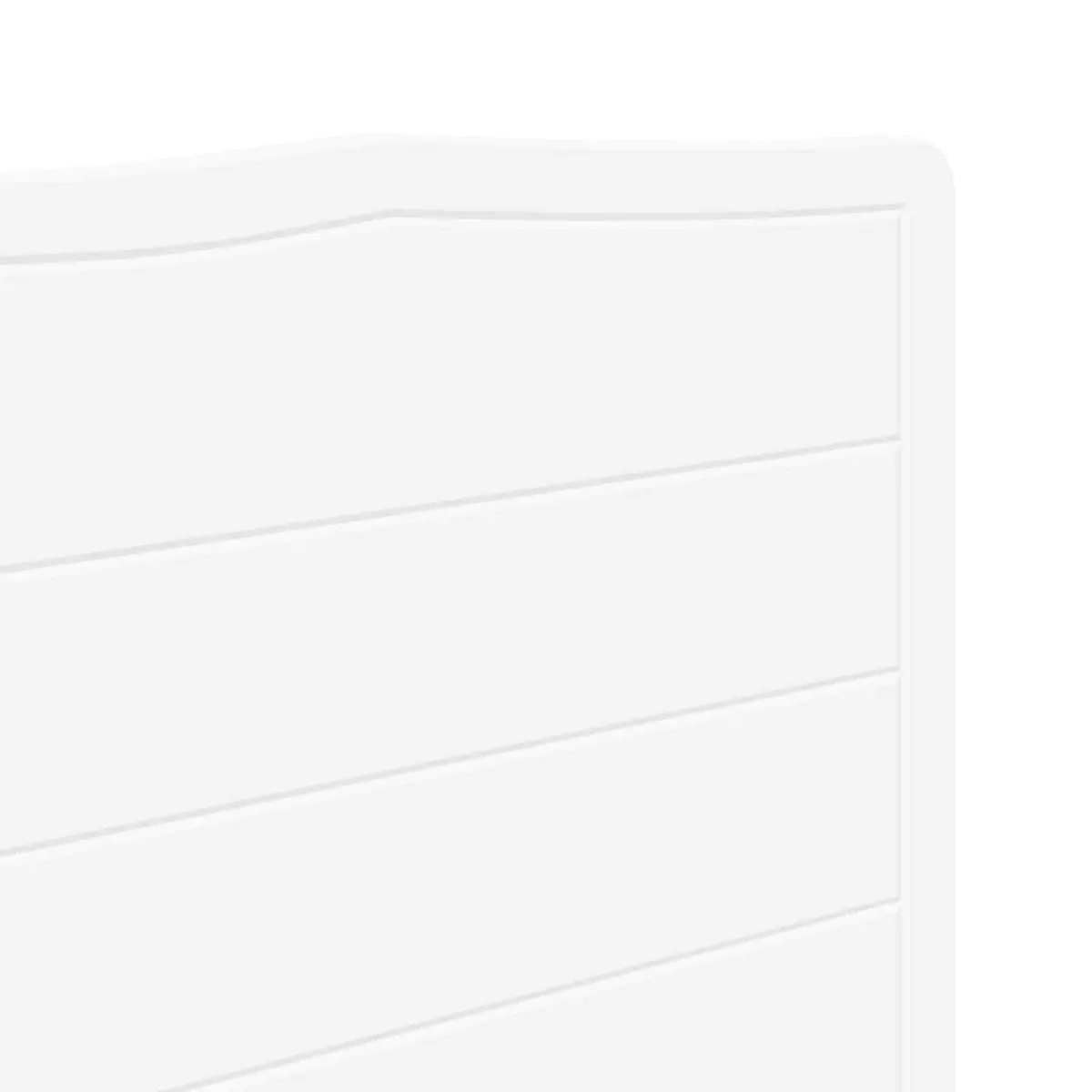 Headboard Engineered Wood Wall Mounted White Minimalist