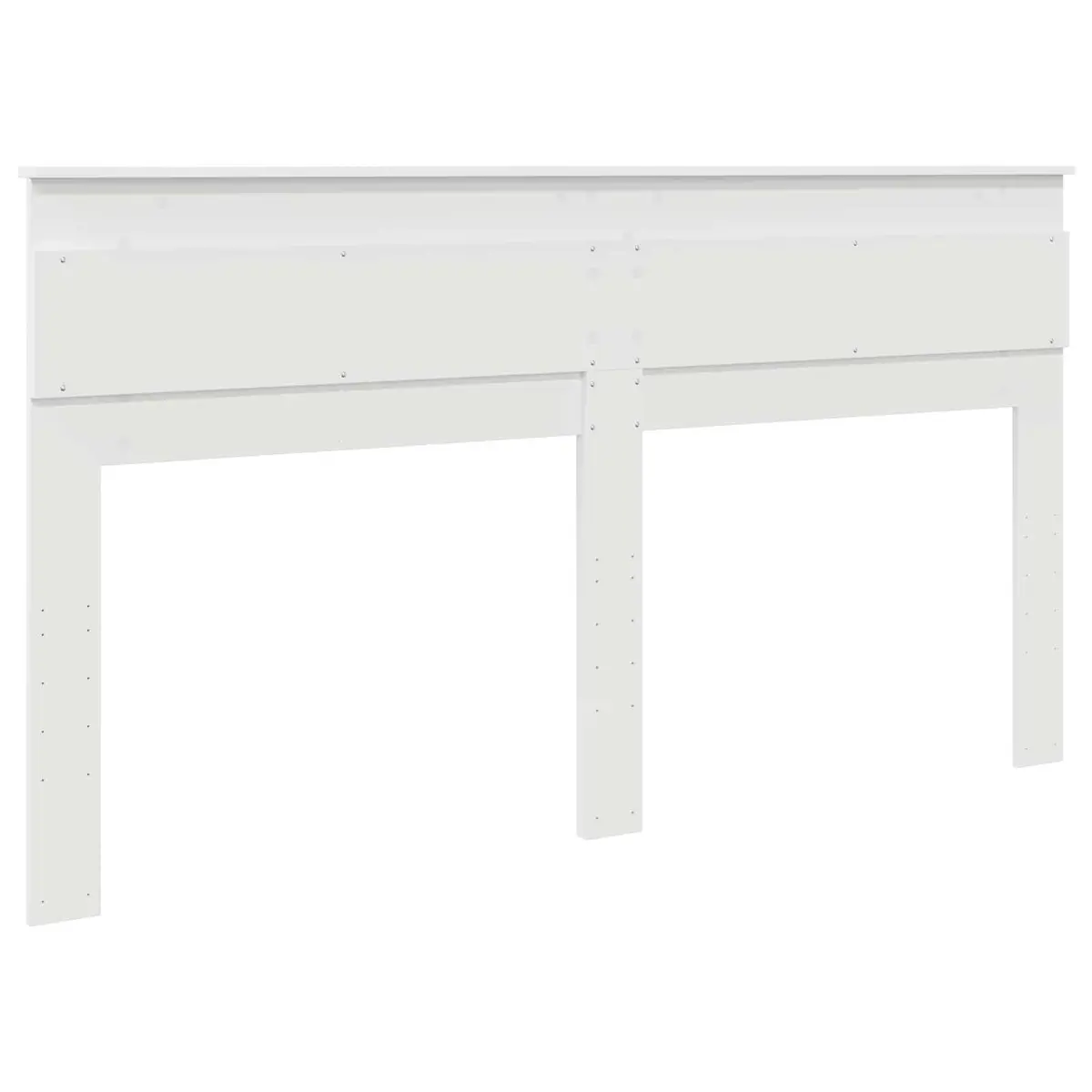 White Engineered Wood Headboard Modern Bedroom Furniture Contemporary Design