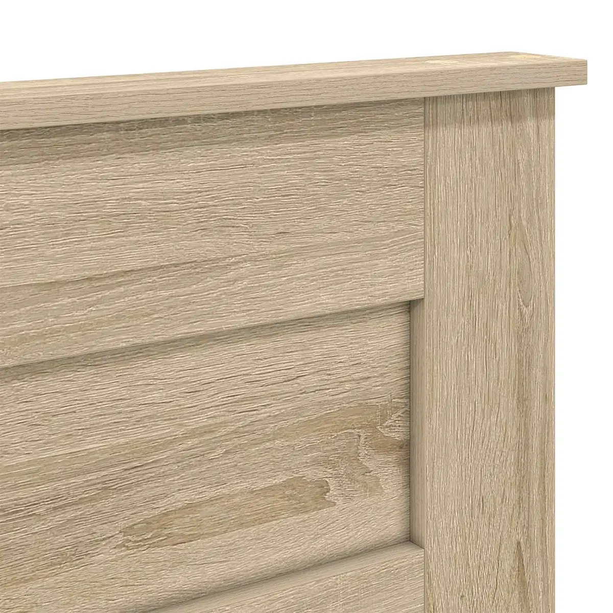 Brown Engineered Wood Headboard for Modern Bedrooms