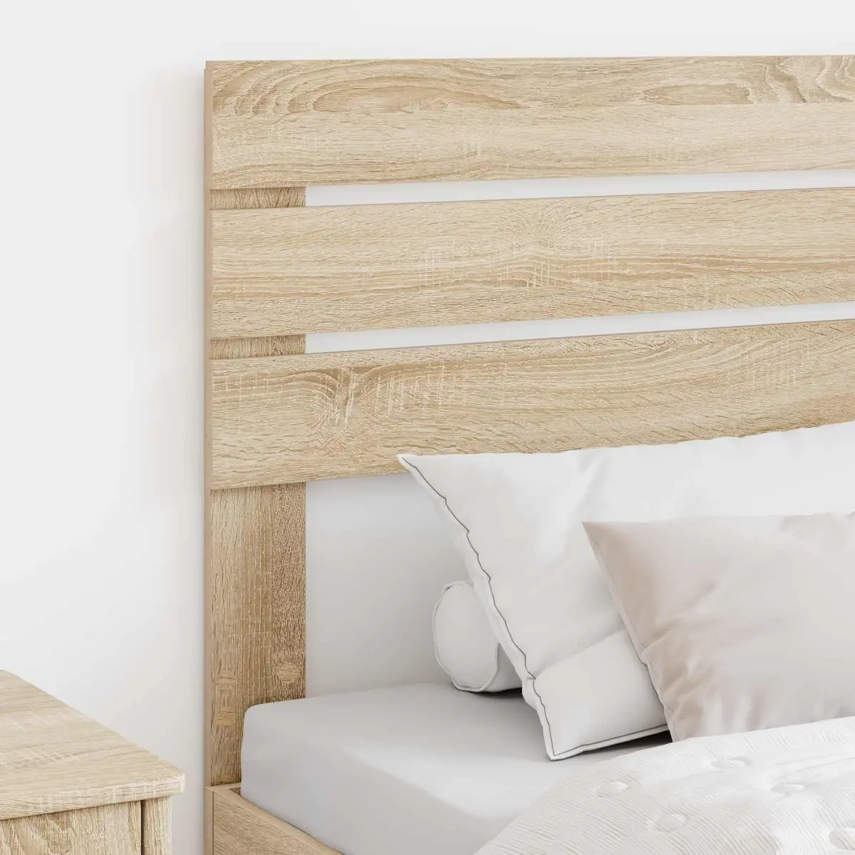 Rectangular Brown Headboard for Modern Bedrooms