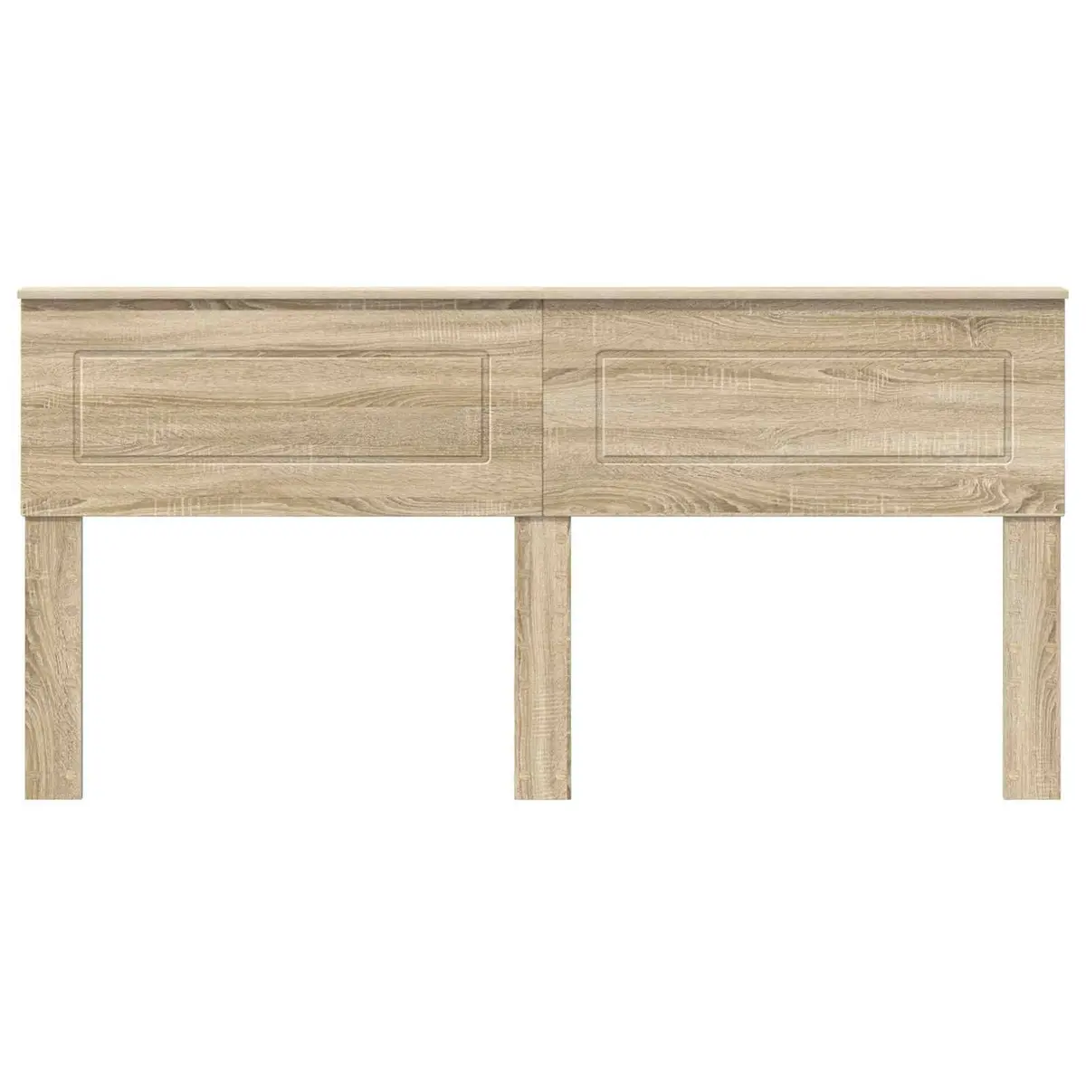 Headboard Engineered Wood Rectangular Modern Brown Sonoma Oak
