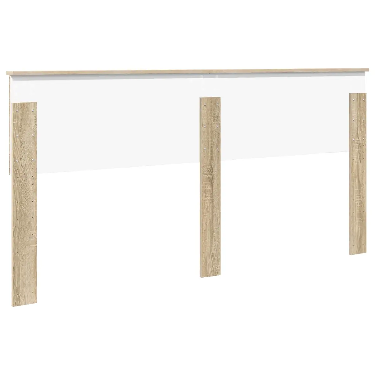 Headboard Engineered Wood Rectangular Modern Brown Sonoma Oak