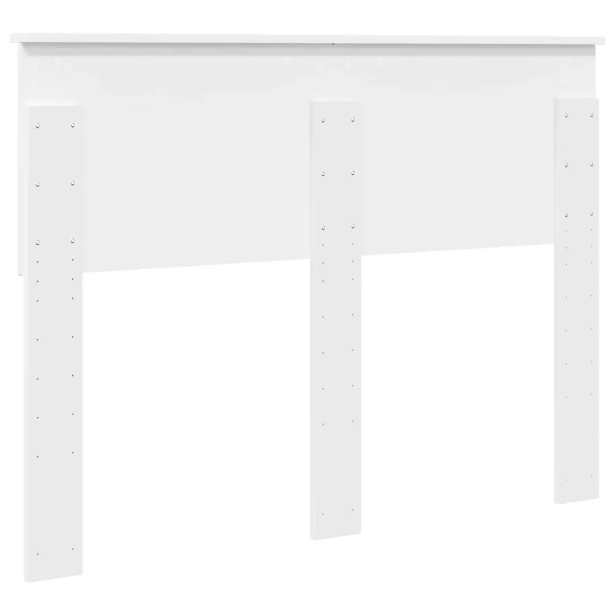 White Engineered Wood Modern Headboard for Bedrooms