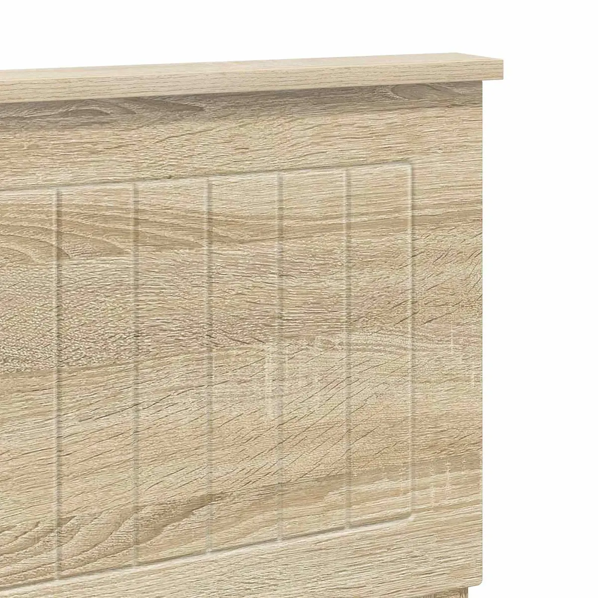 Engineered Wood Brown Headboard for Minimalist Bedrooms