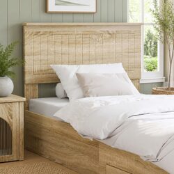 Stylish Brown Engineered Wood Headboard for Modern Bedrooms