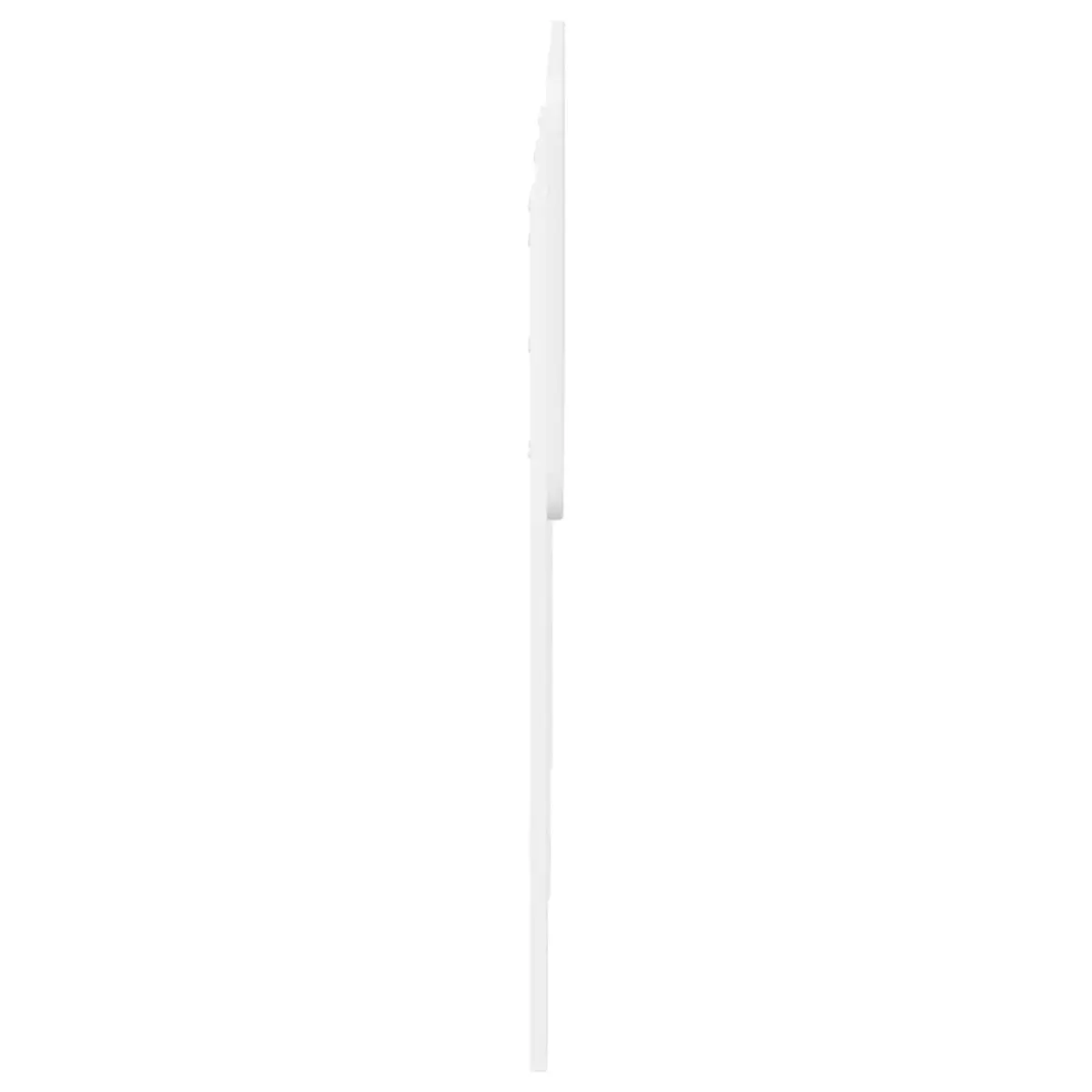 Engineered Wood White Headboard for Modern Bedrooms