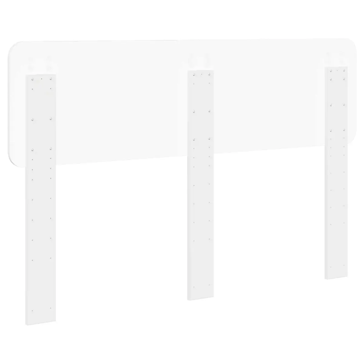 Engineered Wood White Headboard for Modern Bedrooms