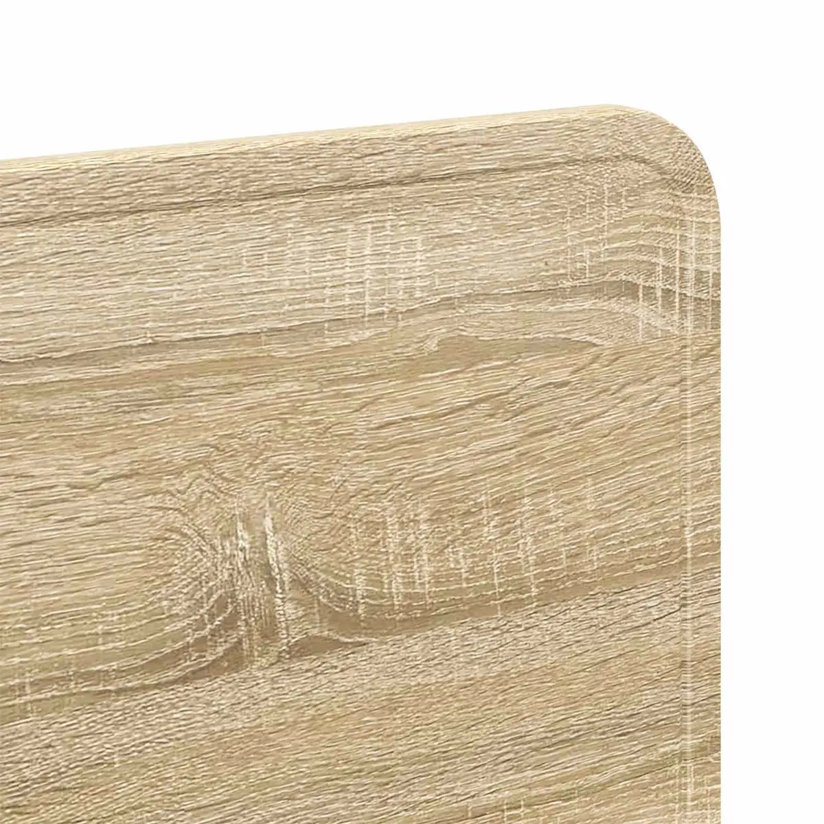 Brown Engineered Wood Headboard Modern Minimalist Design Bedroom Furniture