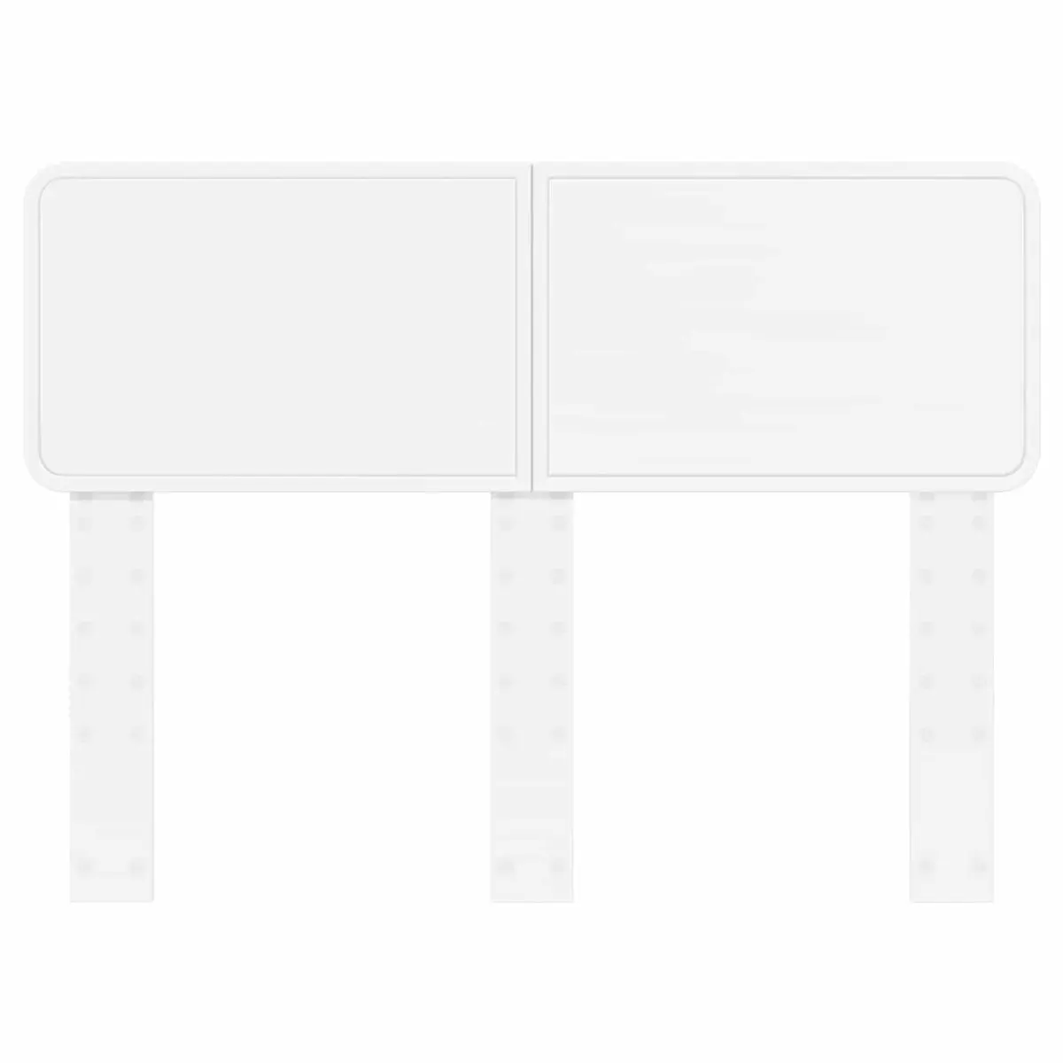 Engineered Wood Headboard Modern Minimalist White