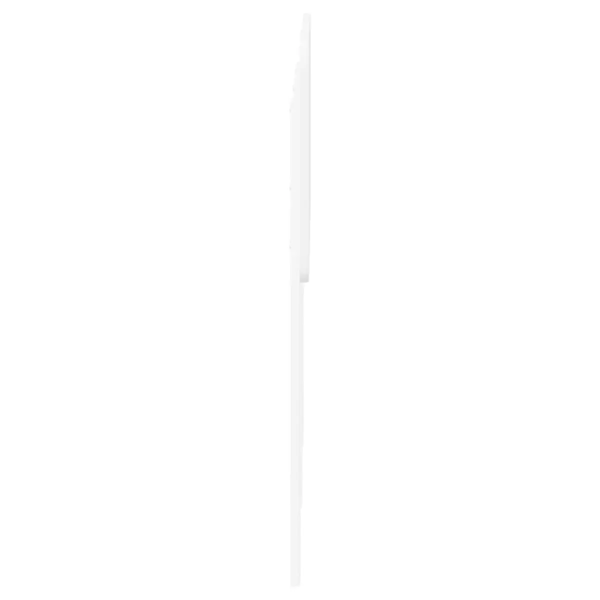 Engineered Wood Headboard Modern Minimalist White