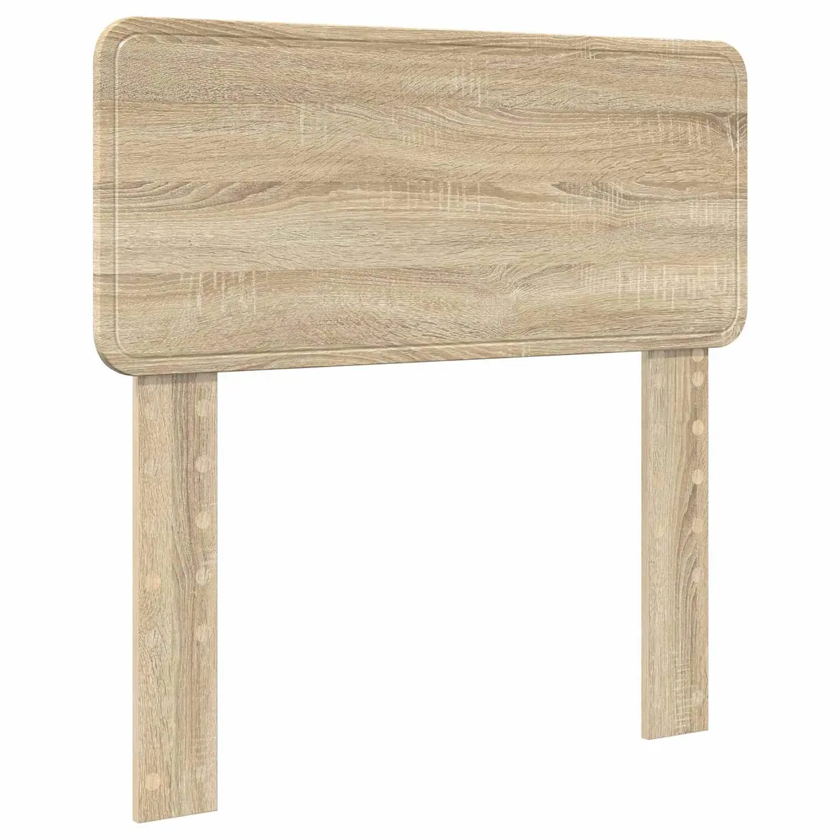 Headboard Engineered Wood Brown Modern Minimalist