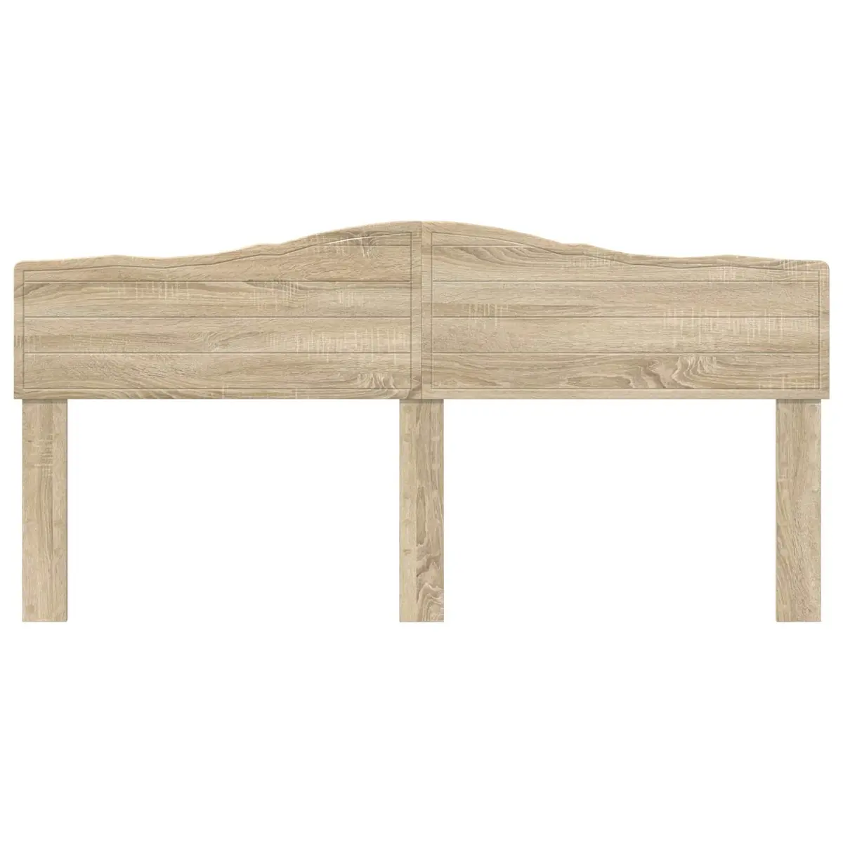 Sonoma Oak Modern Headboard in Engineered Wood