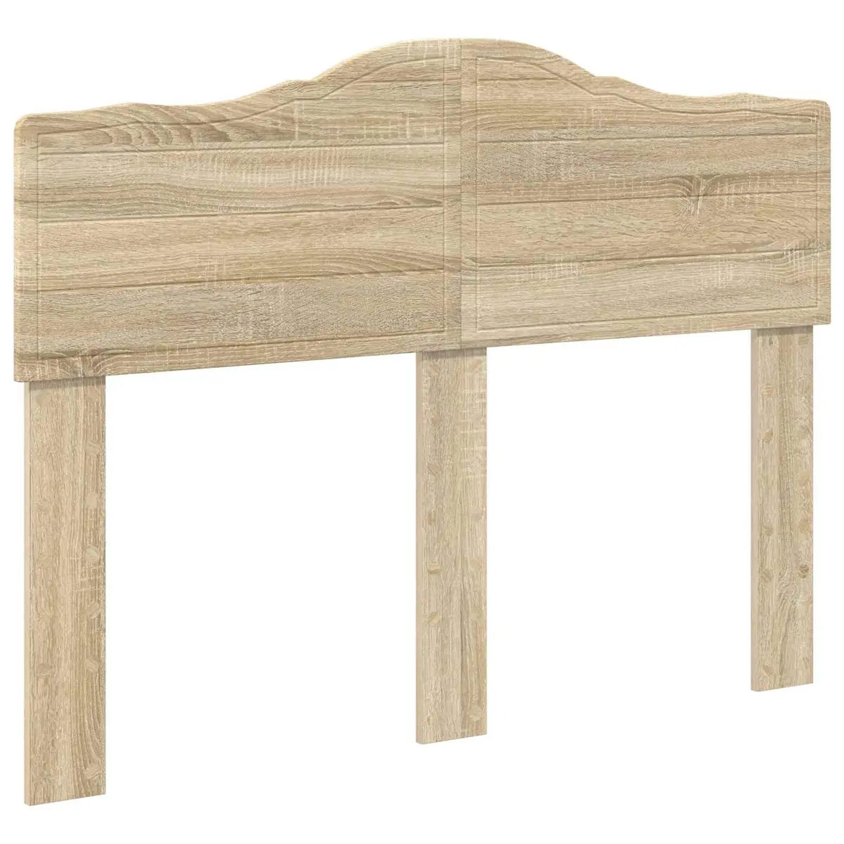 Brown Rectangle Headboard in Engineered Wood