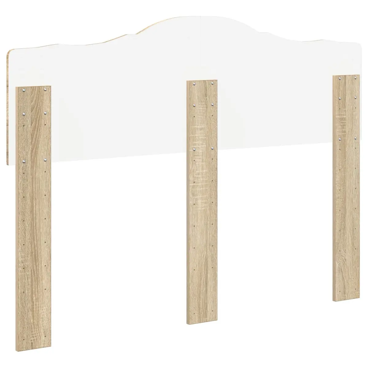 Brown Rectangle Headboard in Engineered Wood