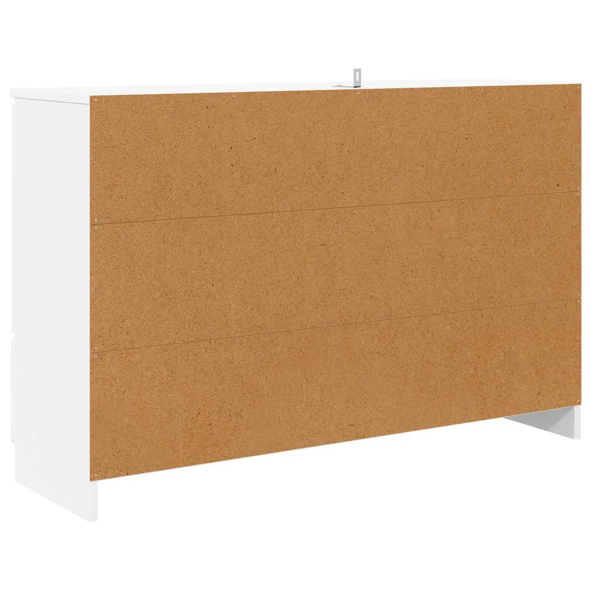 Rectangular White Sideboard Storage Cabinet