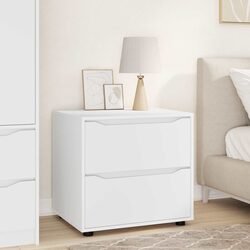 Stylish White Storage Cabinet 60x48x57cm for Modern Homes