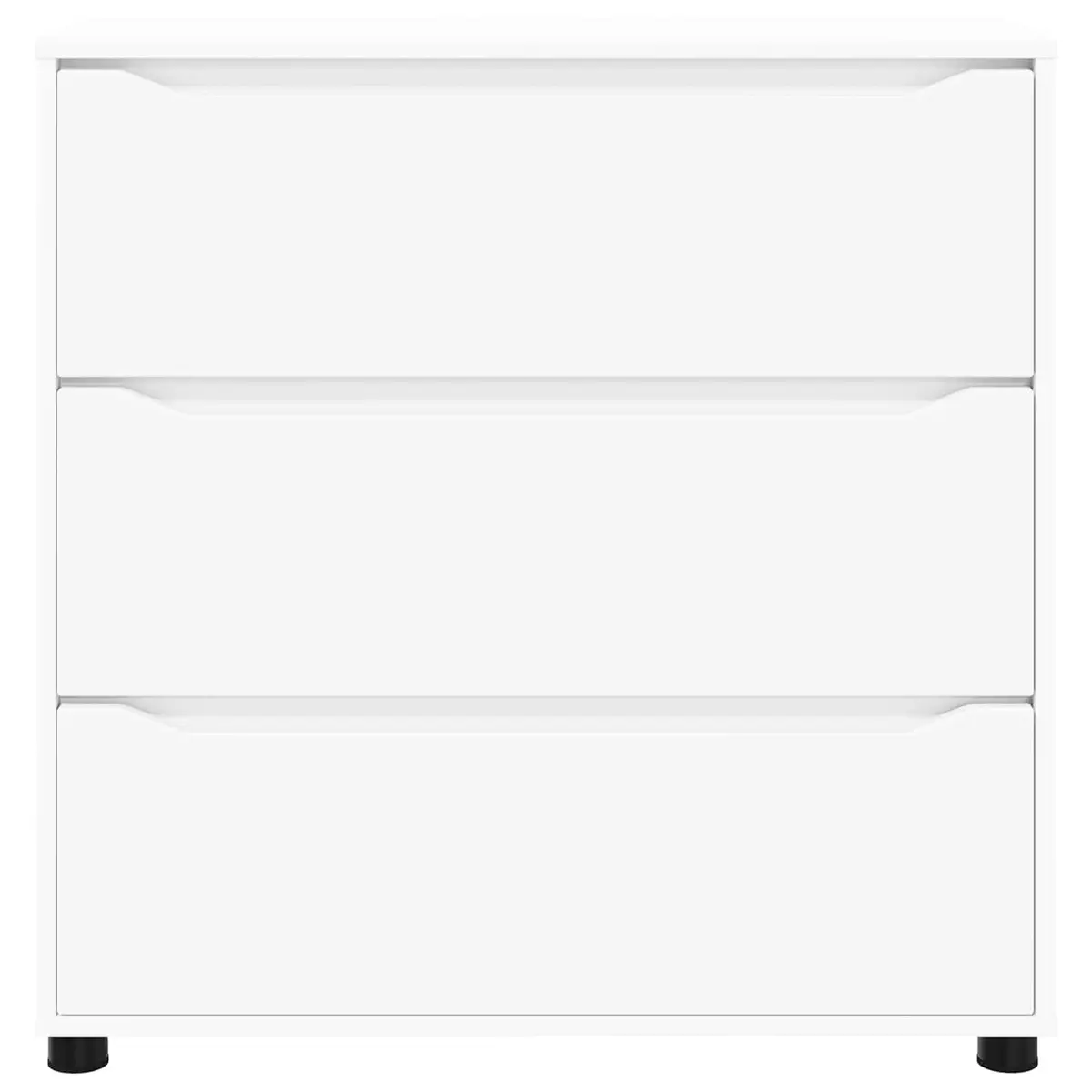 Engineered Wood Storage Cabinet in White 80 x 31 x 81 cm