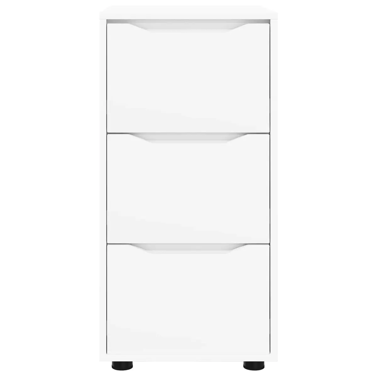 Engineered Wood Storage Cabinet in White