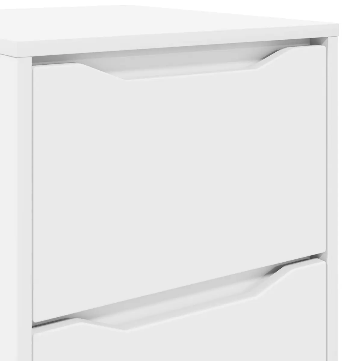 Storage Cabinet Engineered Wood 40 x 48 x 105 cm White