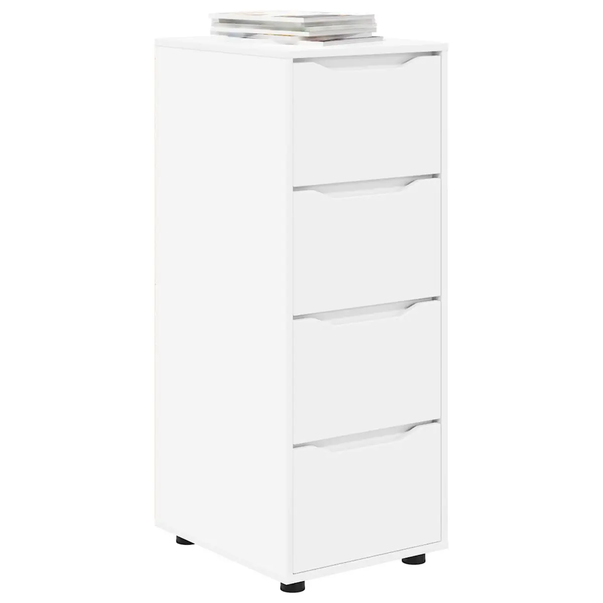 Storage Cabinet Engineered Wood 40 x 48 x 105 cm White