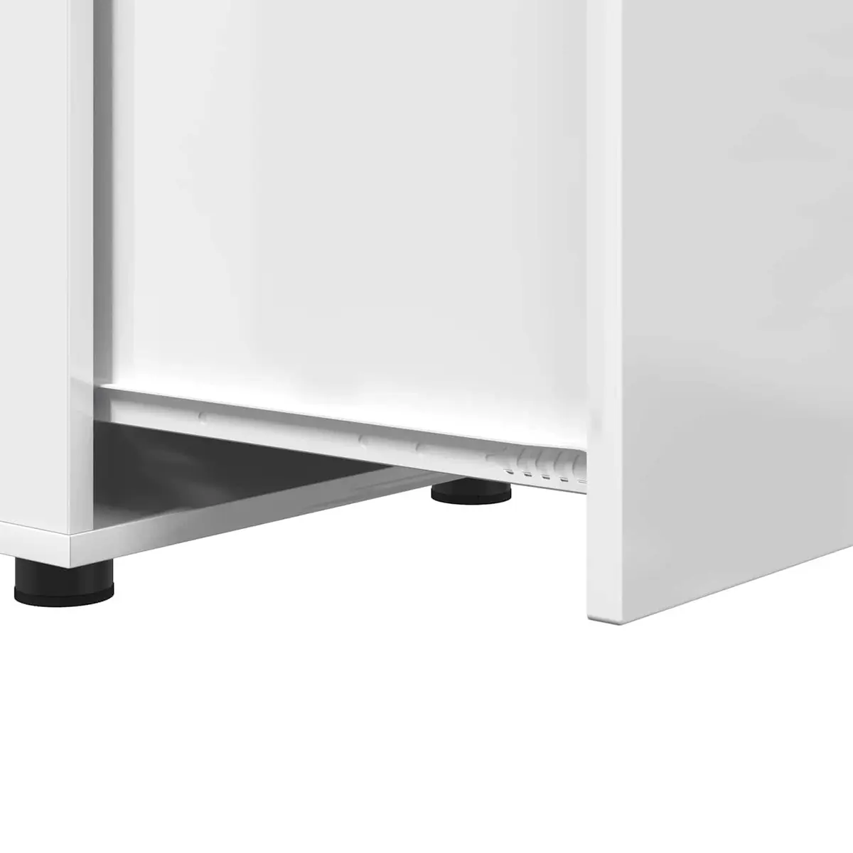 High Gloss White Bathroom Storage Cabinet