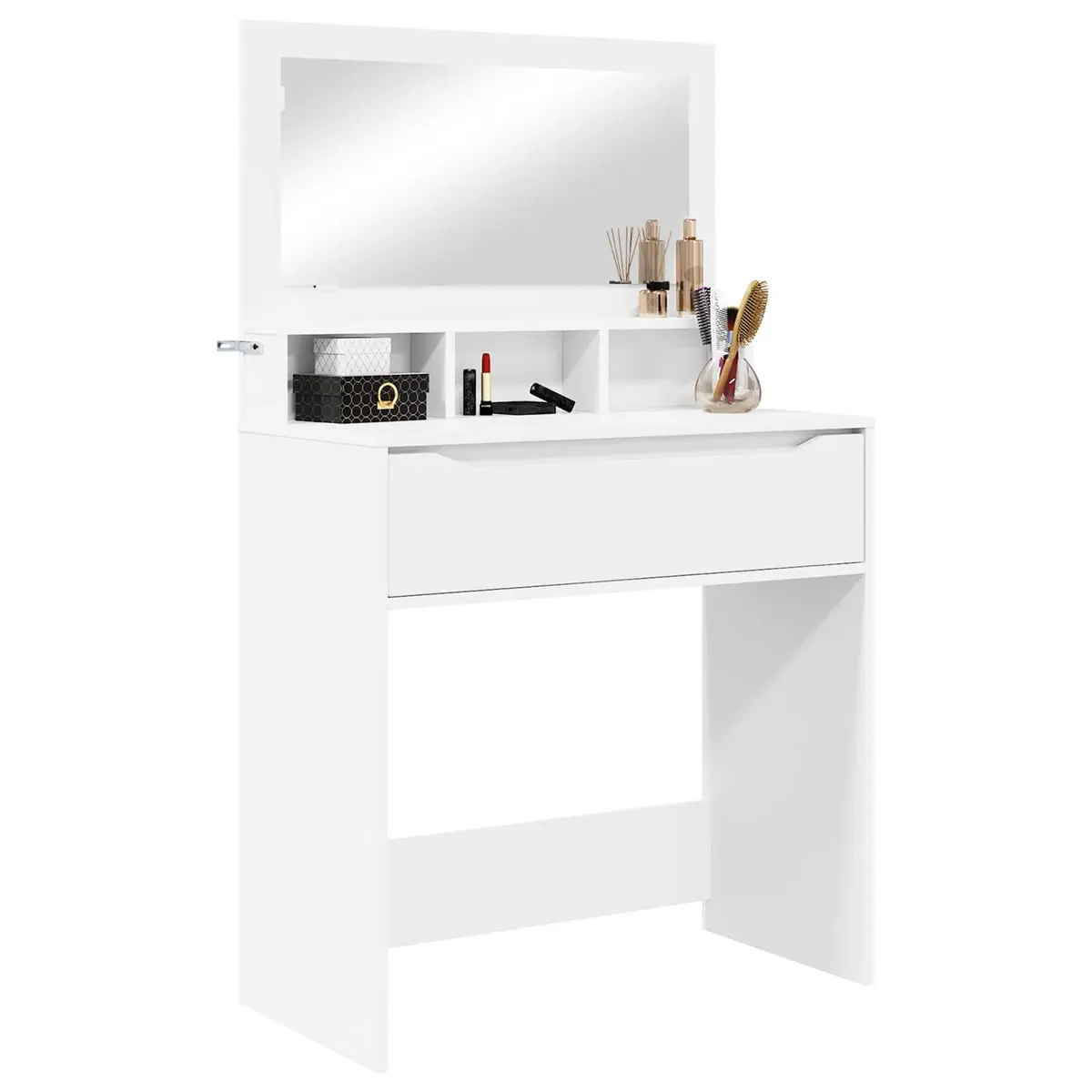 80cm White Vanity Unit for Modern Bedroom Storage