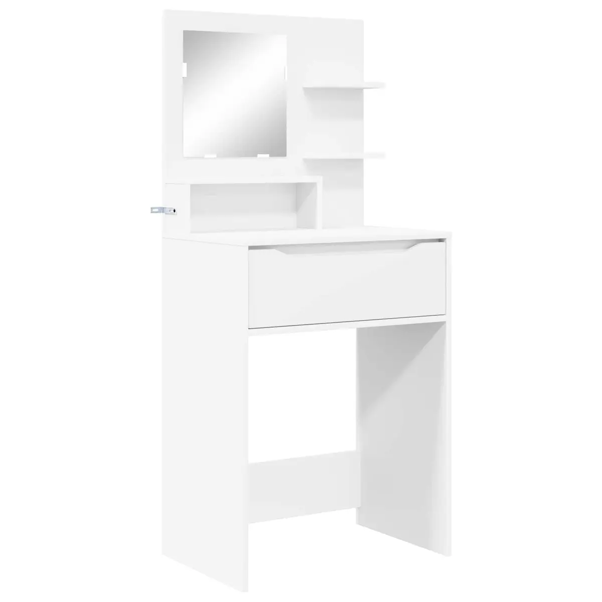 White Bedroom Dressing Table with Drawer