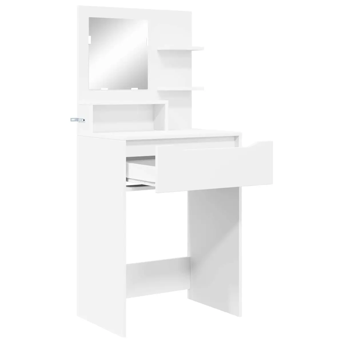 White Bedroom Dressing Table with Drawer