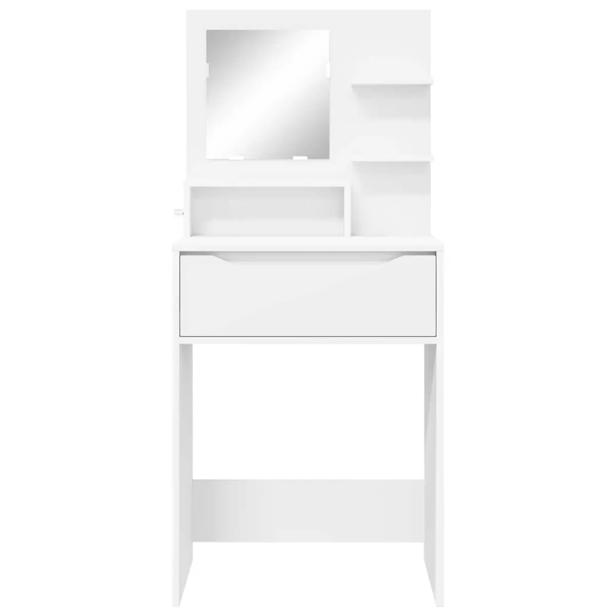 White Bedroom Dressing Table with Drawer