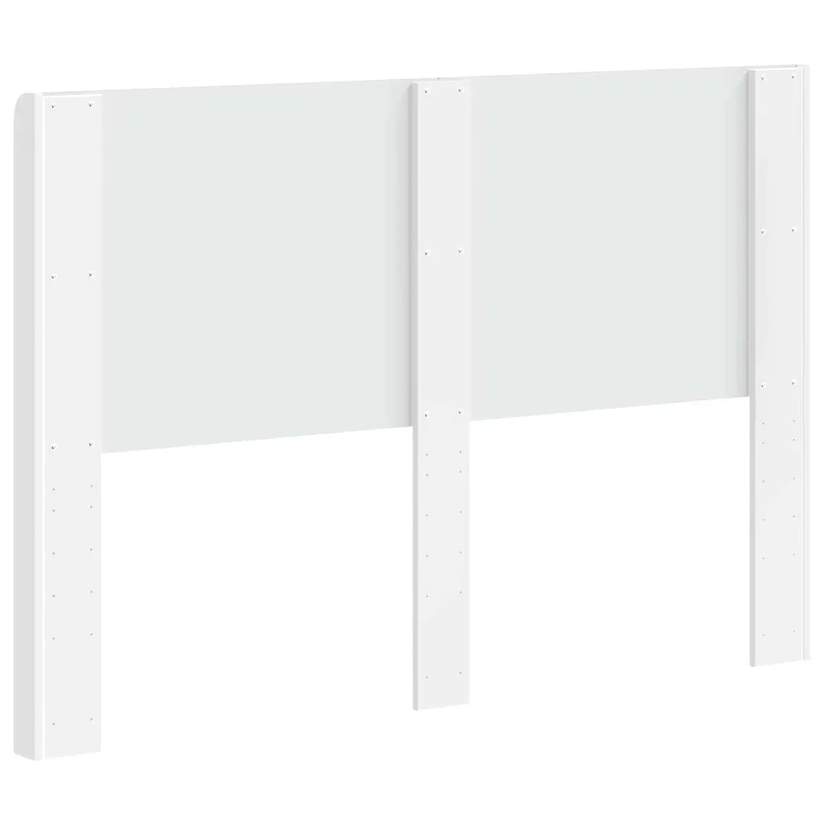 Engineered Wood Headboard with Vertical Slats