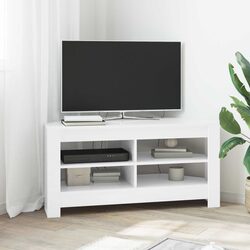 Stylish White Corner TV Cabinet for Modern Living Rooms
