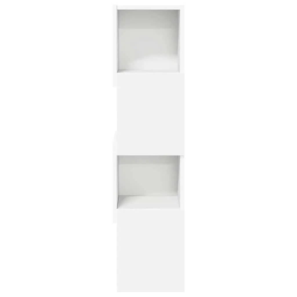 Corner Storage Cabinet Engineered Wood 25.5x25x102cm Matte