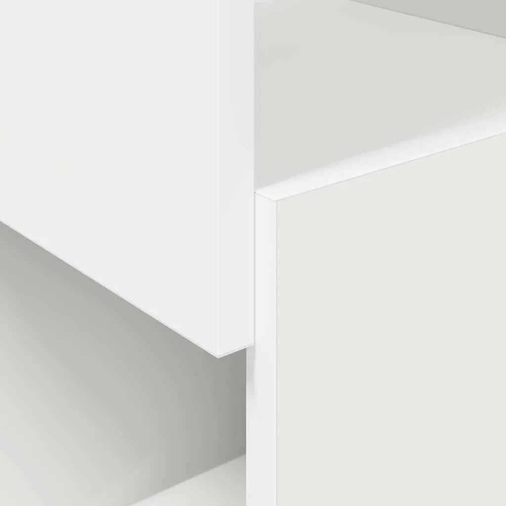 Corner Storage Cabinet Engineered Wood 25.5x25x102cm Matte