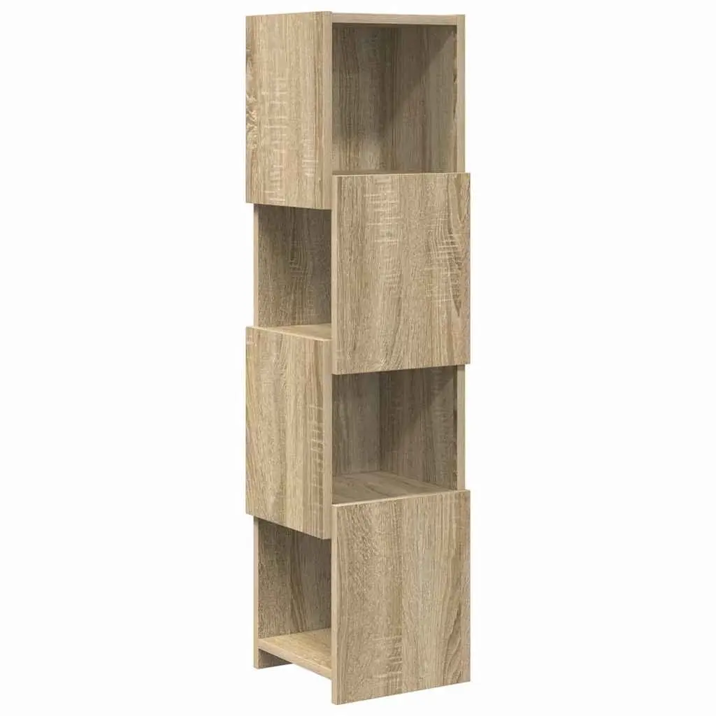 Brown Sonoma Oak Corner Storage Cabinet