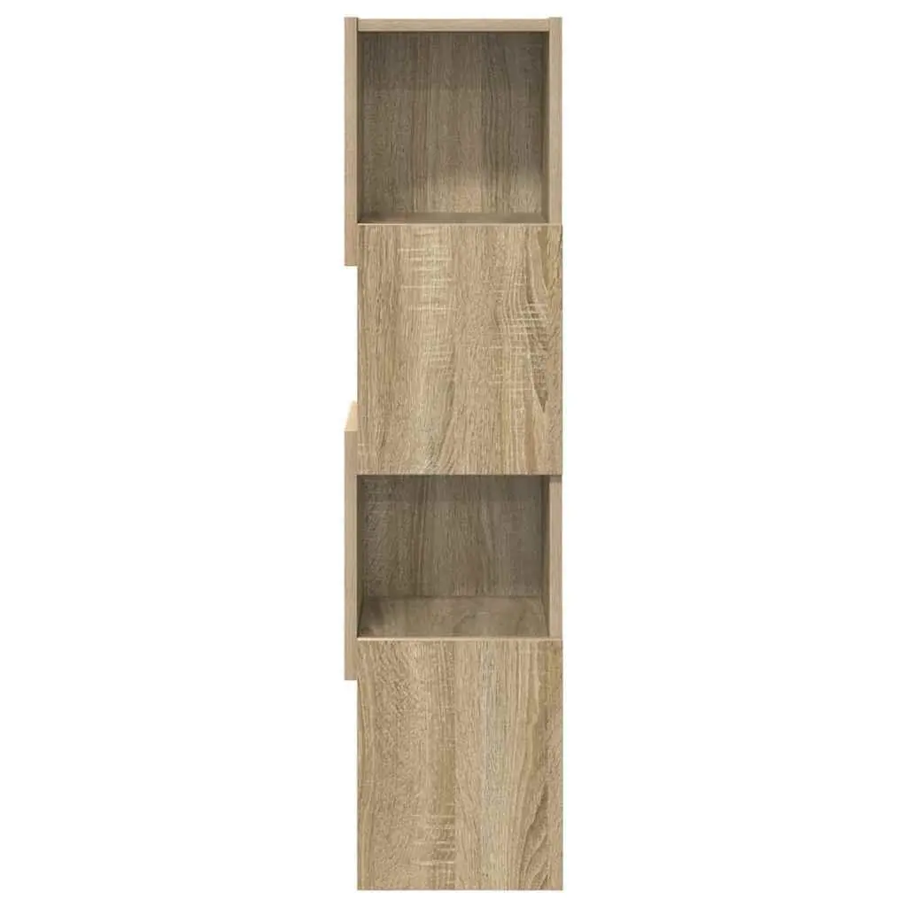 Brown Sonoma Oak Corner Storage Cabinet