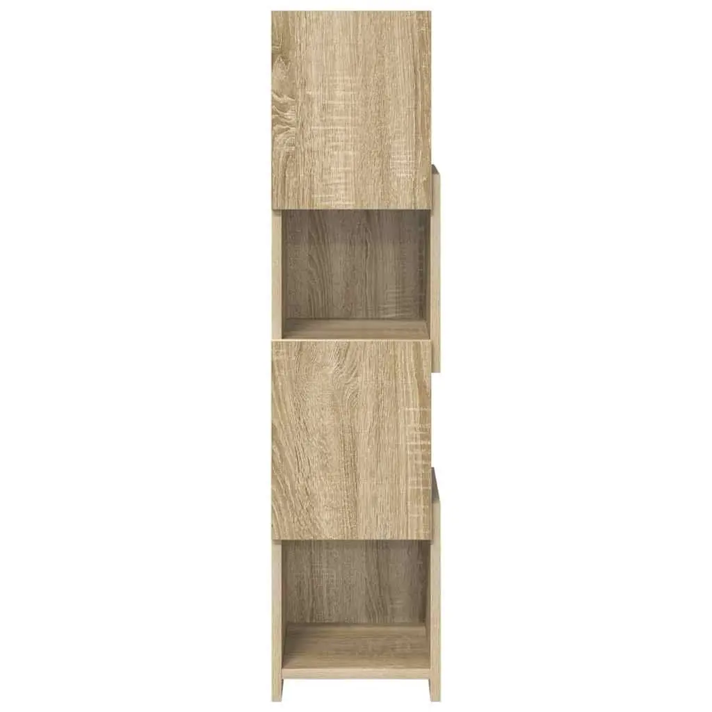 Brown Sonoma Oak Corner Storage Cabinet