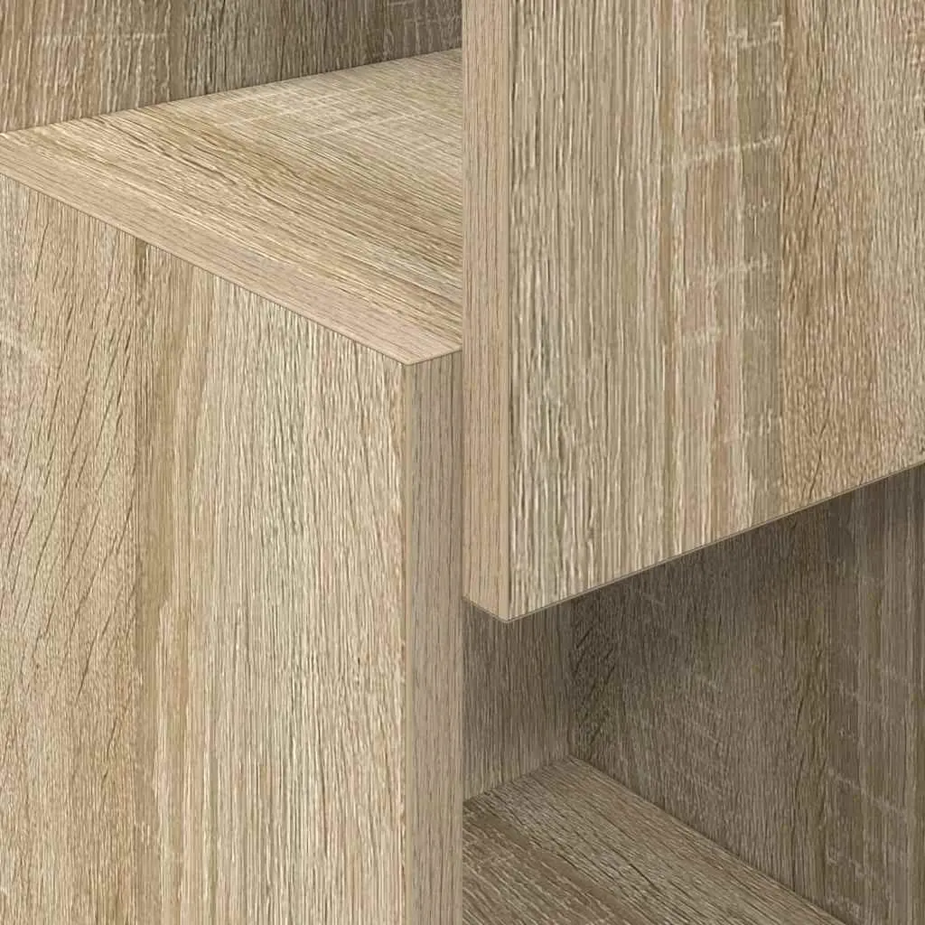 Brown Corner Storage Cabinet for Living Spaces