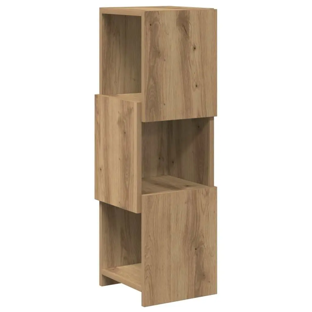 Brown Modern Corner Cabinet Storage Unit 25.5x25x80cm