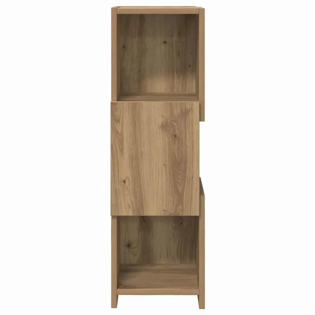 Brown Modern Corner Cabinet Storage Unit 25.5x25x80cm