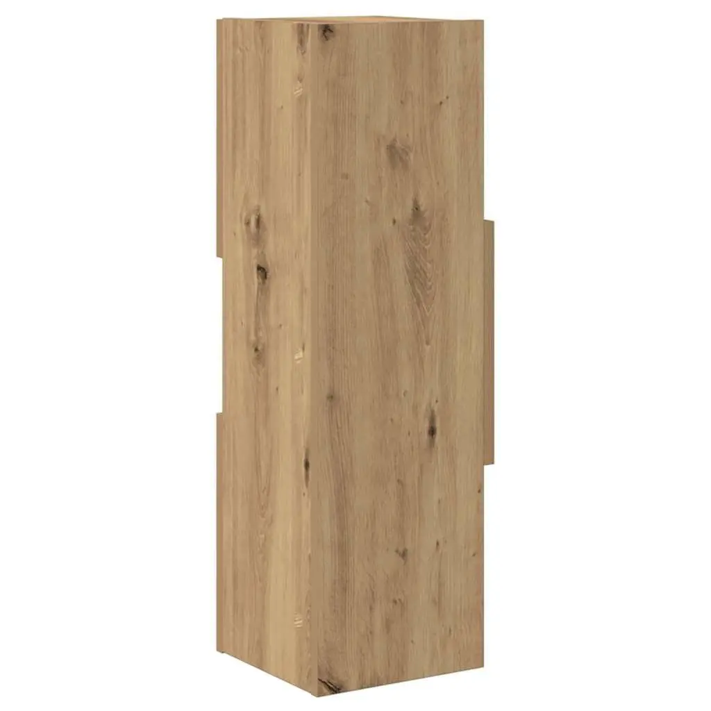 Brown Modern Corner Cabinet Storage Unit 25.5x25x80cm