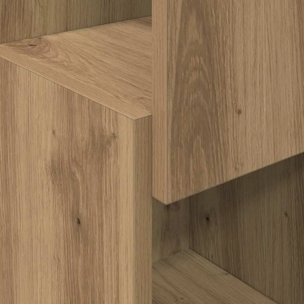 Brown Modern Corner Cabinet Storage Unit 25.5x25x80cm