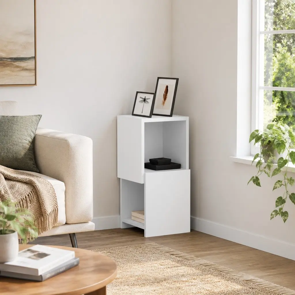 Corner Cabinet for Optimized Storage 25.5x25x55cm