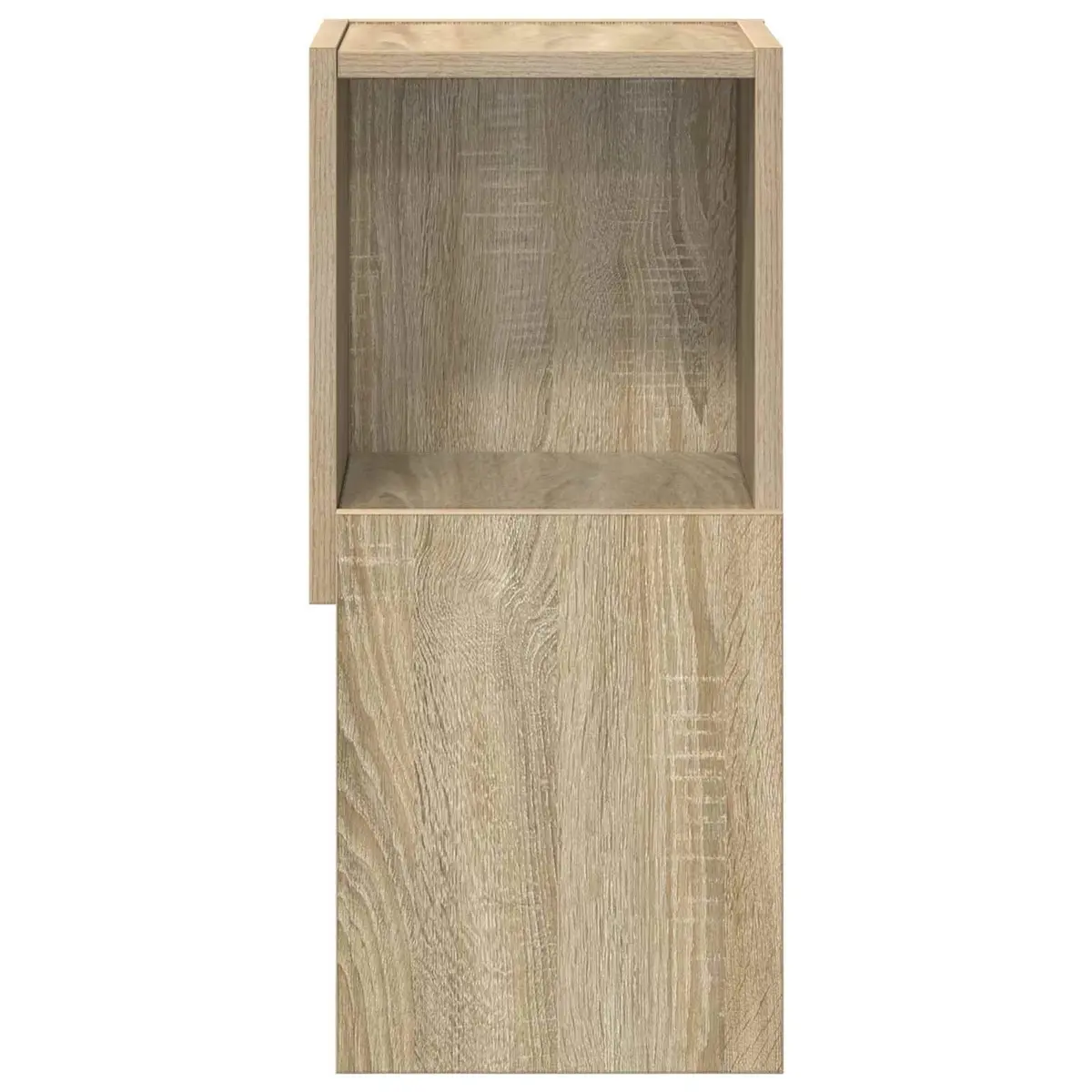 Sonoma Oak Brown Modern Corner Storage Cabinet