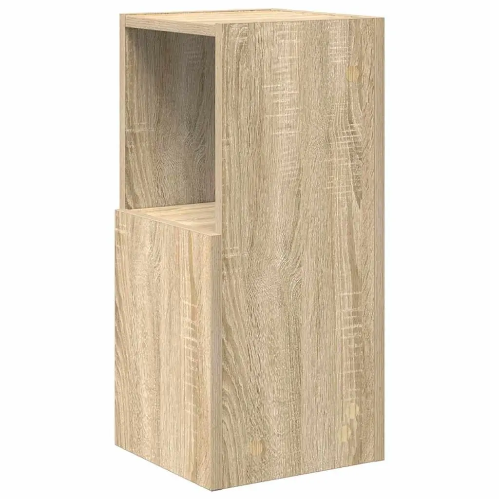 Sonoma Oak Brown Modern Corner Storage Cabinet