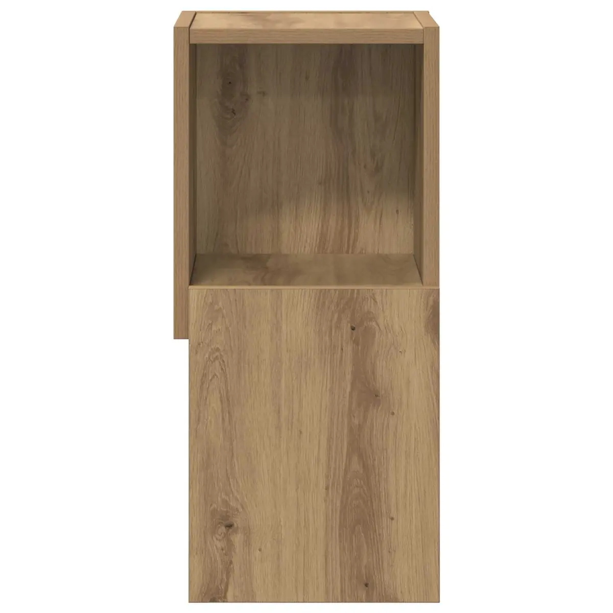 Brown Corner Storage Cabinet 25.5x25x55cm