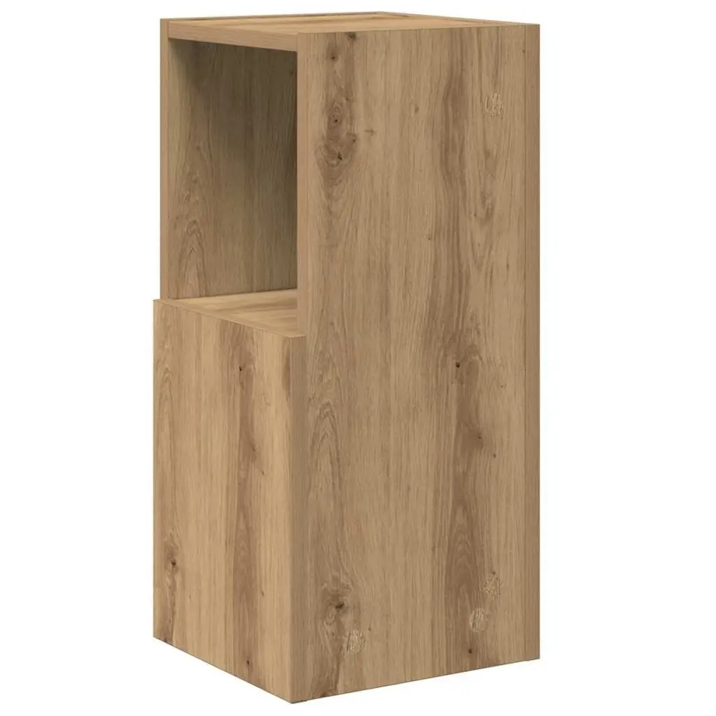 Brown Corner Storage Cabinet 25.5x25x55cm