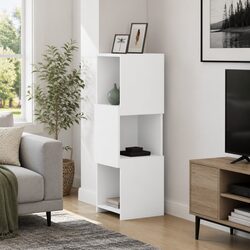 30.5x30x95cm Modern Corner Cabinet for Stylish Storage