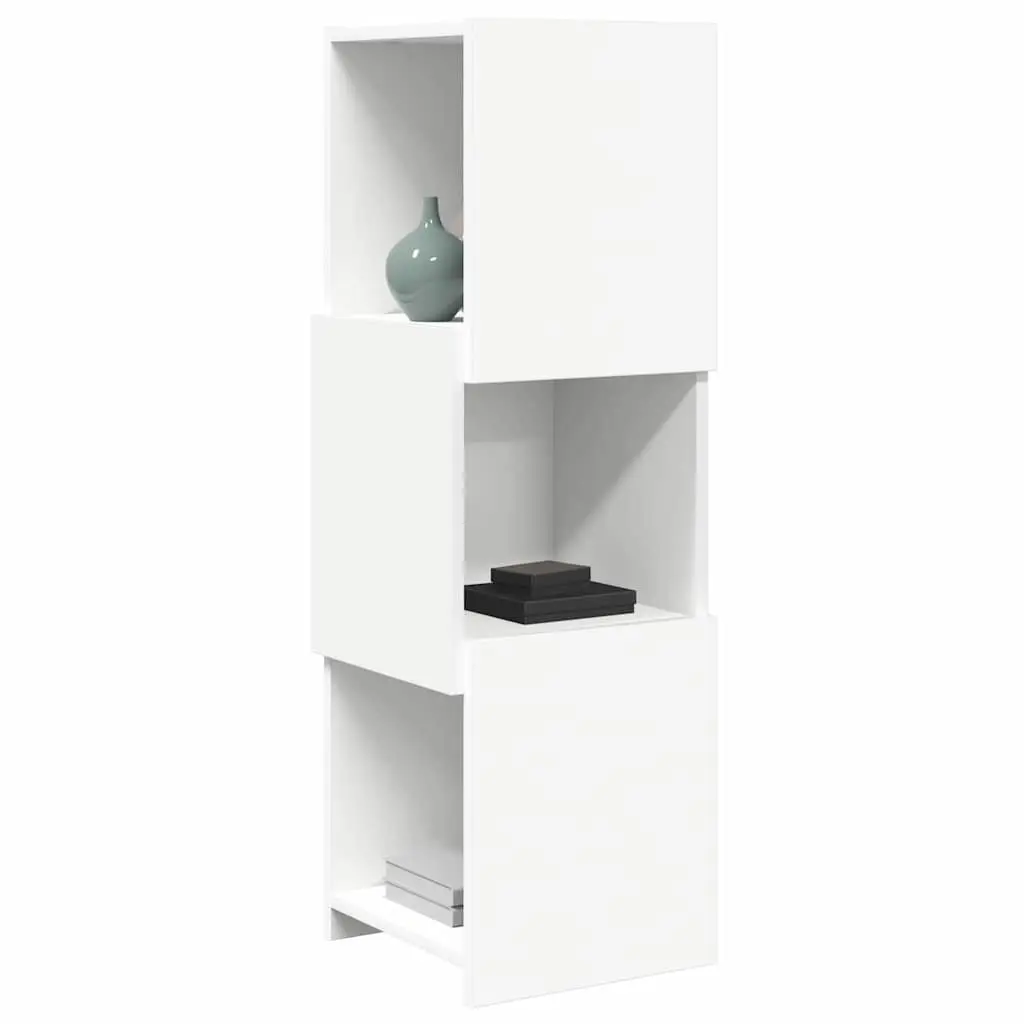 Corner Cabinet Storage 30.5x30x95cm Modern Living Room Organizer Engineered Wood